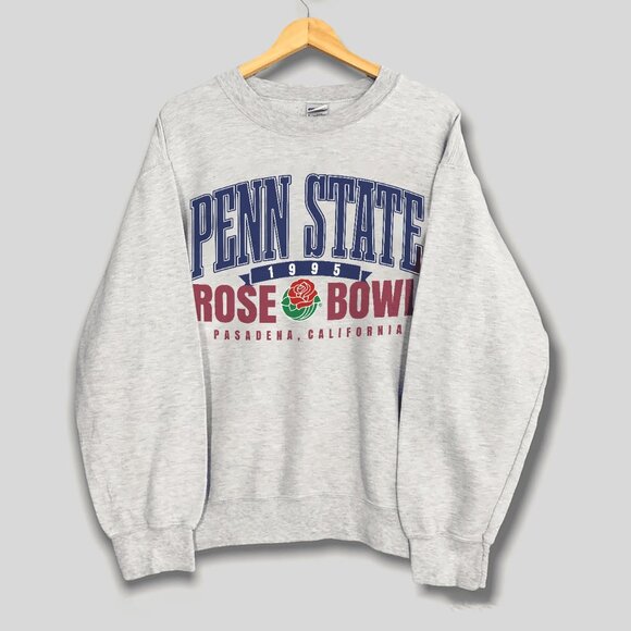 Vintage 1995 Penn State Nittany Lions Rose Bowl Sweatshirt Penn State University - Picture 1 of 2